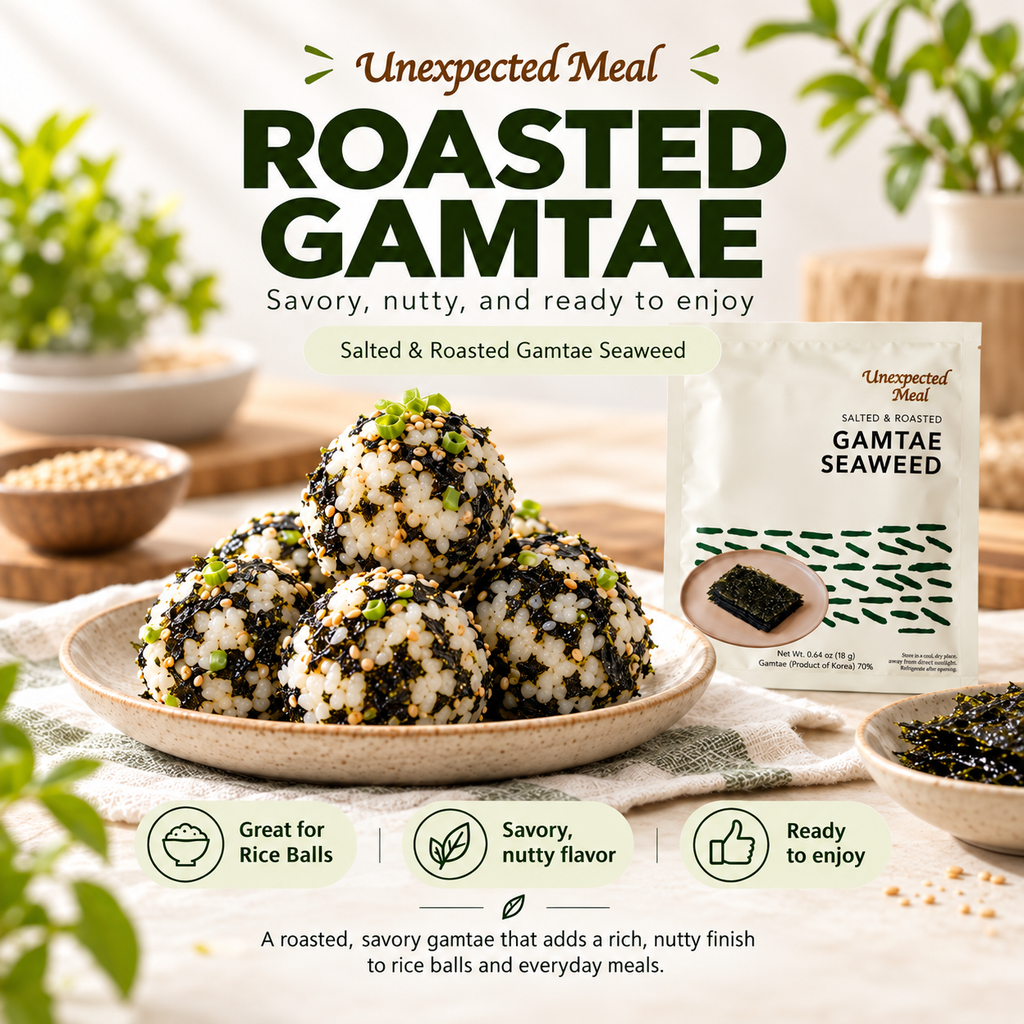 Gamtae Seaweed · Unroasted / Salted Roasted