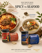 The King Broth: Sancho Pepper & Seafood (8.47oz × 2pks)