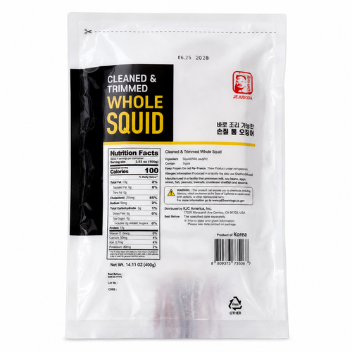 The Jeju Island Cleaned &amp; Trimmed Squid (400g × 2pks)