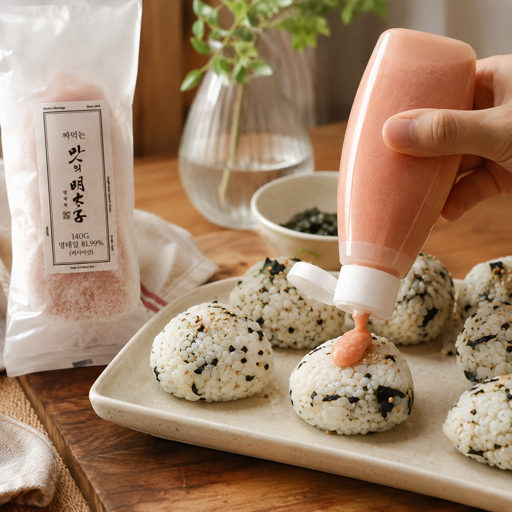[3+1] Spicy Pollack Roe Tube (140g × 4pks)
