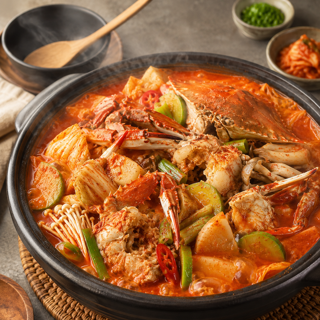 한입에 쏙! 얼큰칼칼 꽃게탕