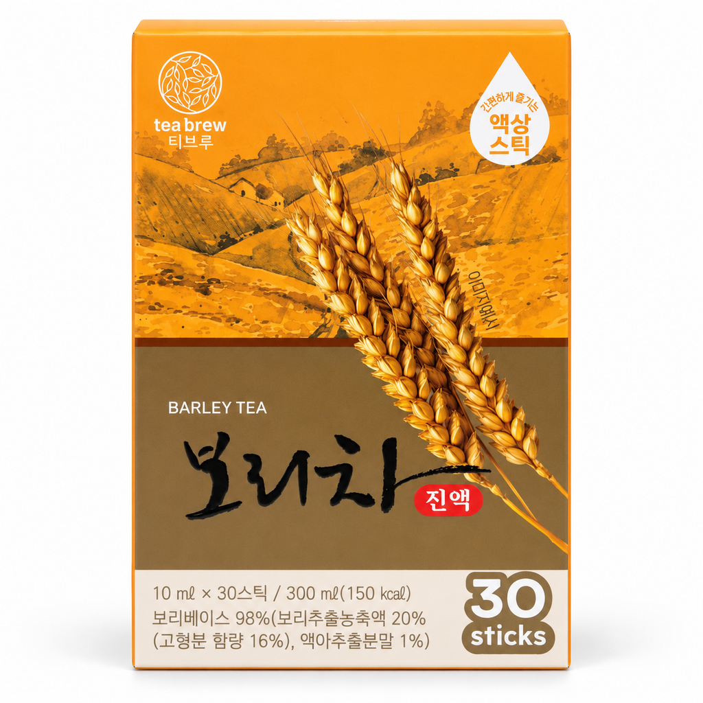McNulty Tea Brew Korean Tea Concentrate Sticks (10mL × 30 Sticks)