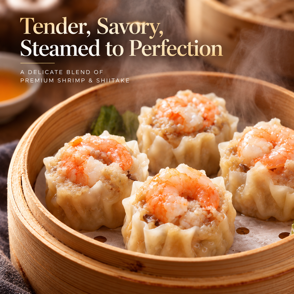 Queen of Dim Sum Mushroom & Shrimp Shumai