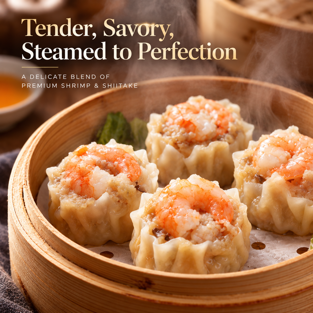 Queen of Dim Sum Mushroom & Shrimp Shumai