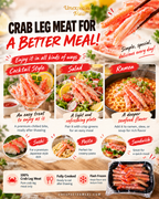 Crab Leg Meat (300g)