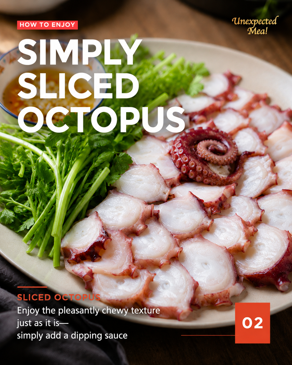 Cooked Octopus Legs, 3 Legs (9.17oz x 2pks)