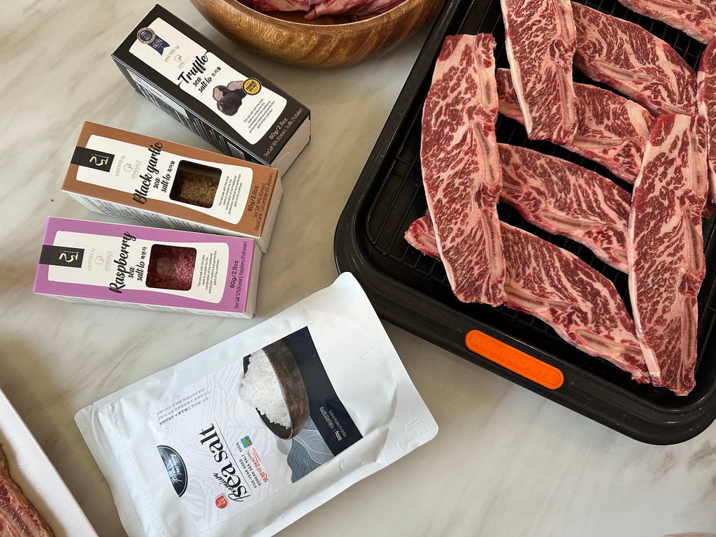 LA Galbi Center Cut Marinated Sliced Beef Short Rib (Avg. 2lb)