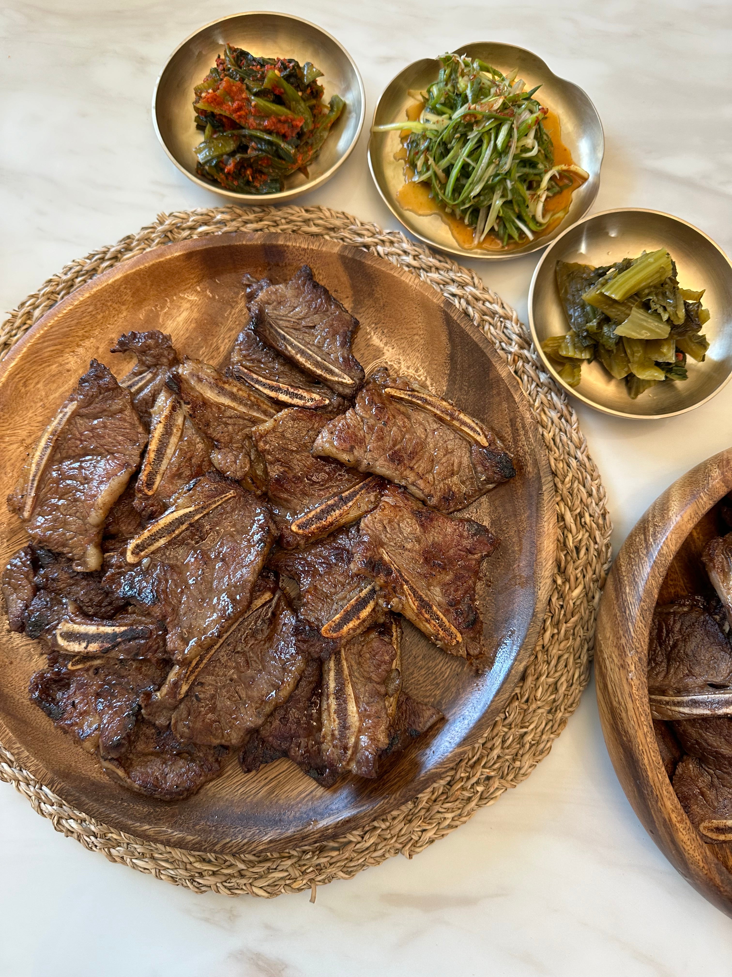 LA Galbi Center Cut Marinated Sliced Beef Short Rib (Avg. 2lb)