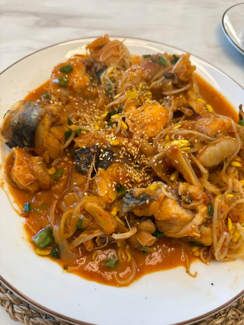 Spicy Braised Monkfish (연안식당 비법소스 아구찜) - Lets Eatscape