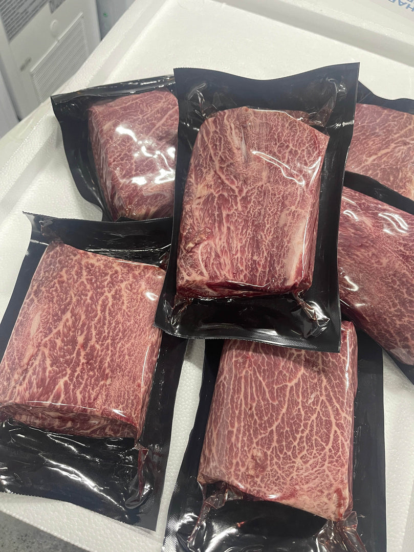 Australia Wagyu Flat Iron - BMS 8/9 (호주와규 부챗살) - Lets Eatscape