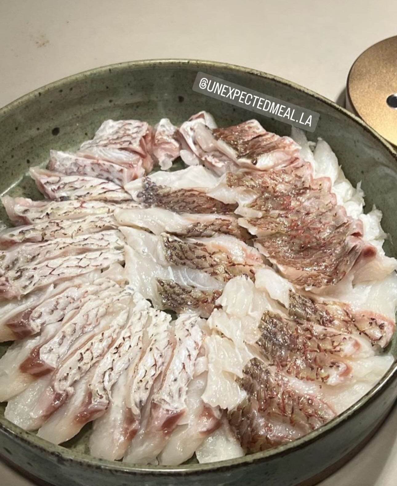 Yuzu Seabream Sashimi - Yuzu Madai (유자참돔) - Lets Eatscape