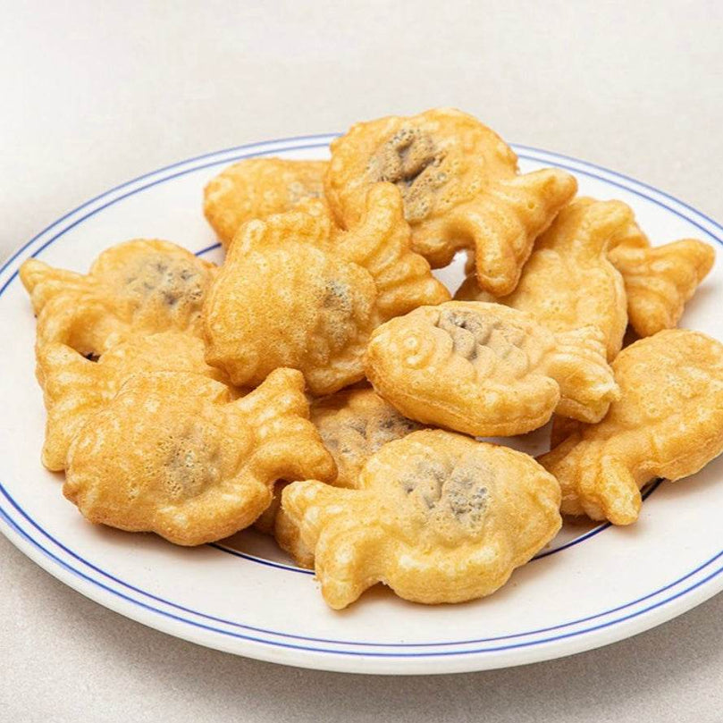Fish-Shaped Pastry Red Bean & Custard 2 Pack (우리쌀 붕어빵 팥붕&슈붕) - Lets Eatscape