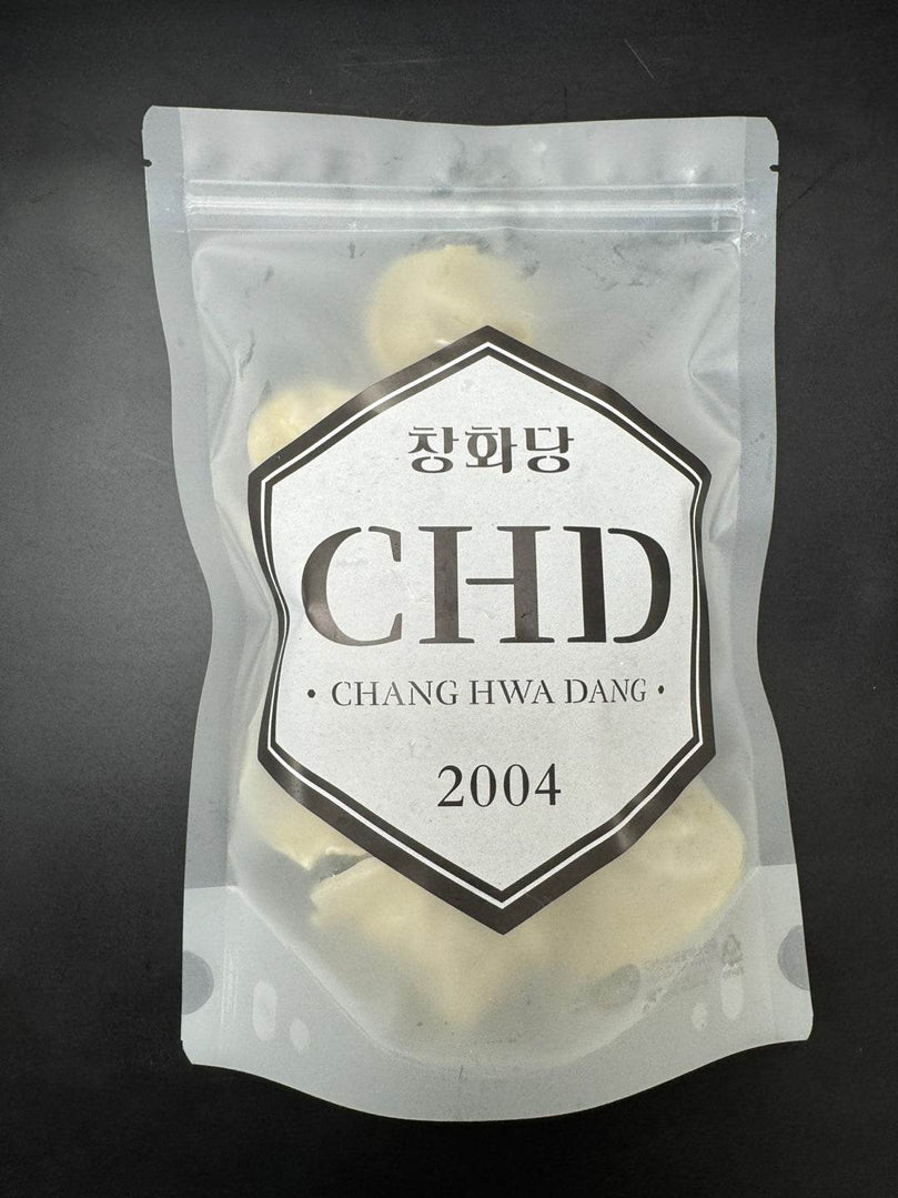 Changhwadang Pork Dumplings (창화당 얇은피 찐 고기손만두 20pc) - Lets Eatscape