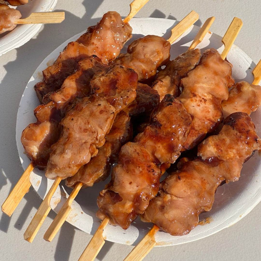 Teriyaki Chicken Drumstick Skewers 10pc (데리야끼) 닭다리 꼬치 10개 - Lets Eatscape