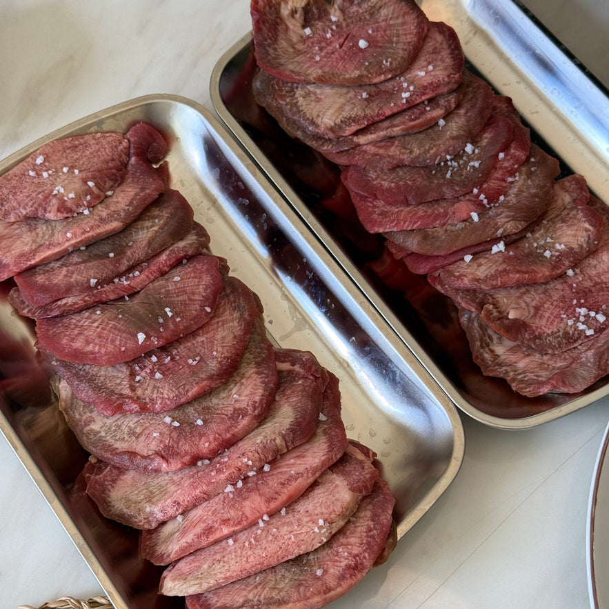 Beef Tongue + Negi Sauce 소혀구이 + 네기소스