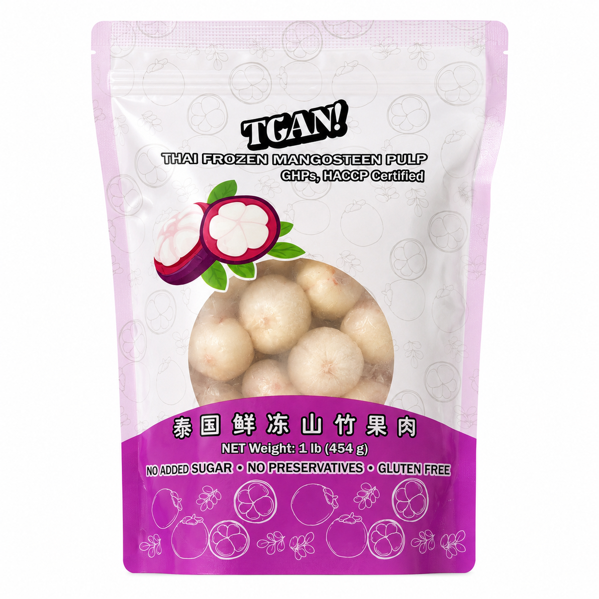 Frozen Mangosteen bag package