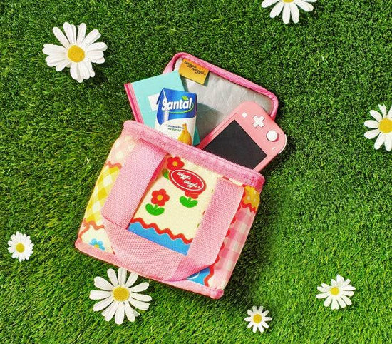 Smile Garden Cooler Bag (S,L size) PINK 2pc SET - Lets Eatscape