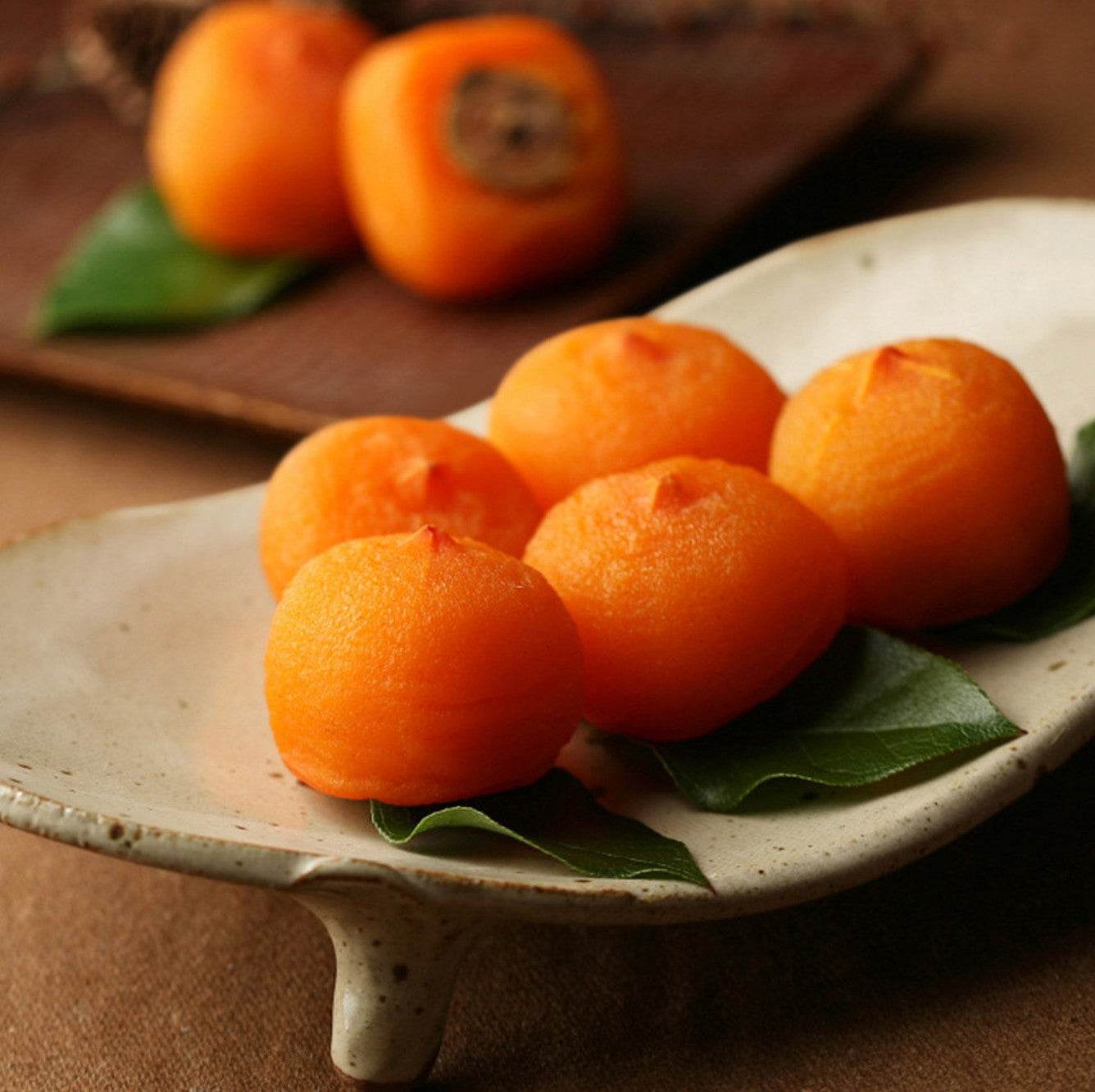 Premium Sweet Dried Persimmon 10pcs (프리미엄 달콤 통아이스반건시) - Lets Eatscape