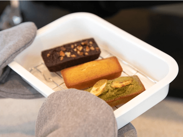 Gimpo Rice Flour Financier 10pc 김포금쌀 휘낭시에 (그린바나나 3,피칸초코3,플레인4) - Lets Eatscape