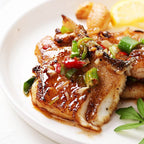 Grilled Patagonian Toothfish Steak from Korea (메로구이 목살스테이크) - Lets Eatscape