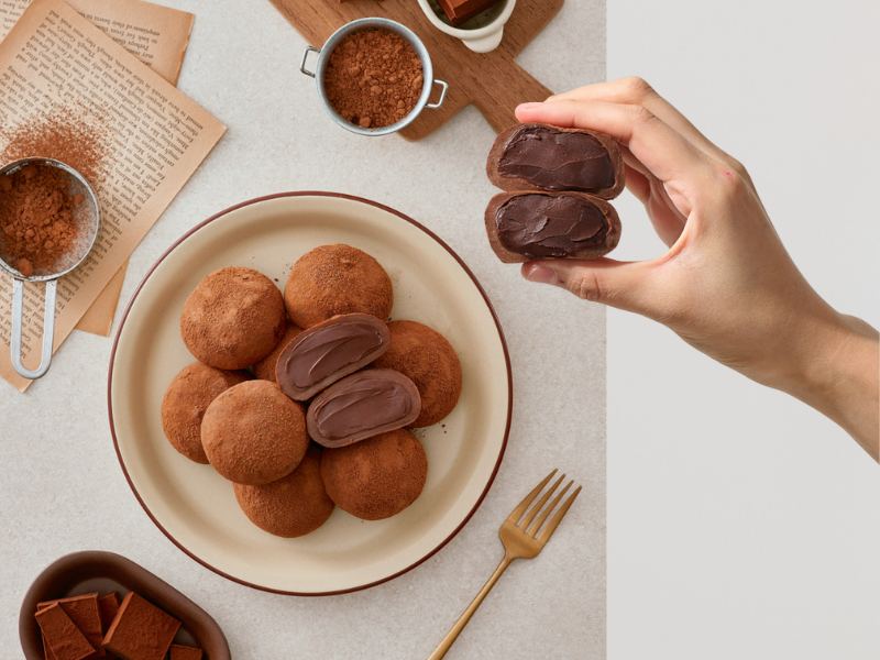 Double Chocolate Fudge Cream Mochi 6pcs