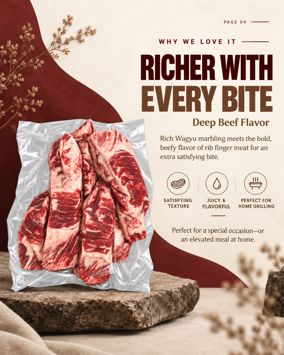 American Wagyu Rib Finger Meat, new drop banner
