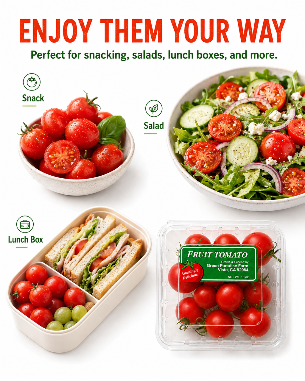 Amazingly Delicious Tomato (10oz × 2pks)