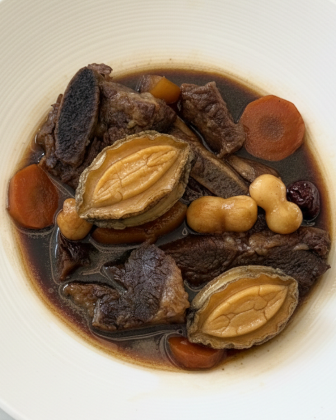 Braised Beef Short Ribs with Abalones