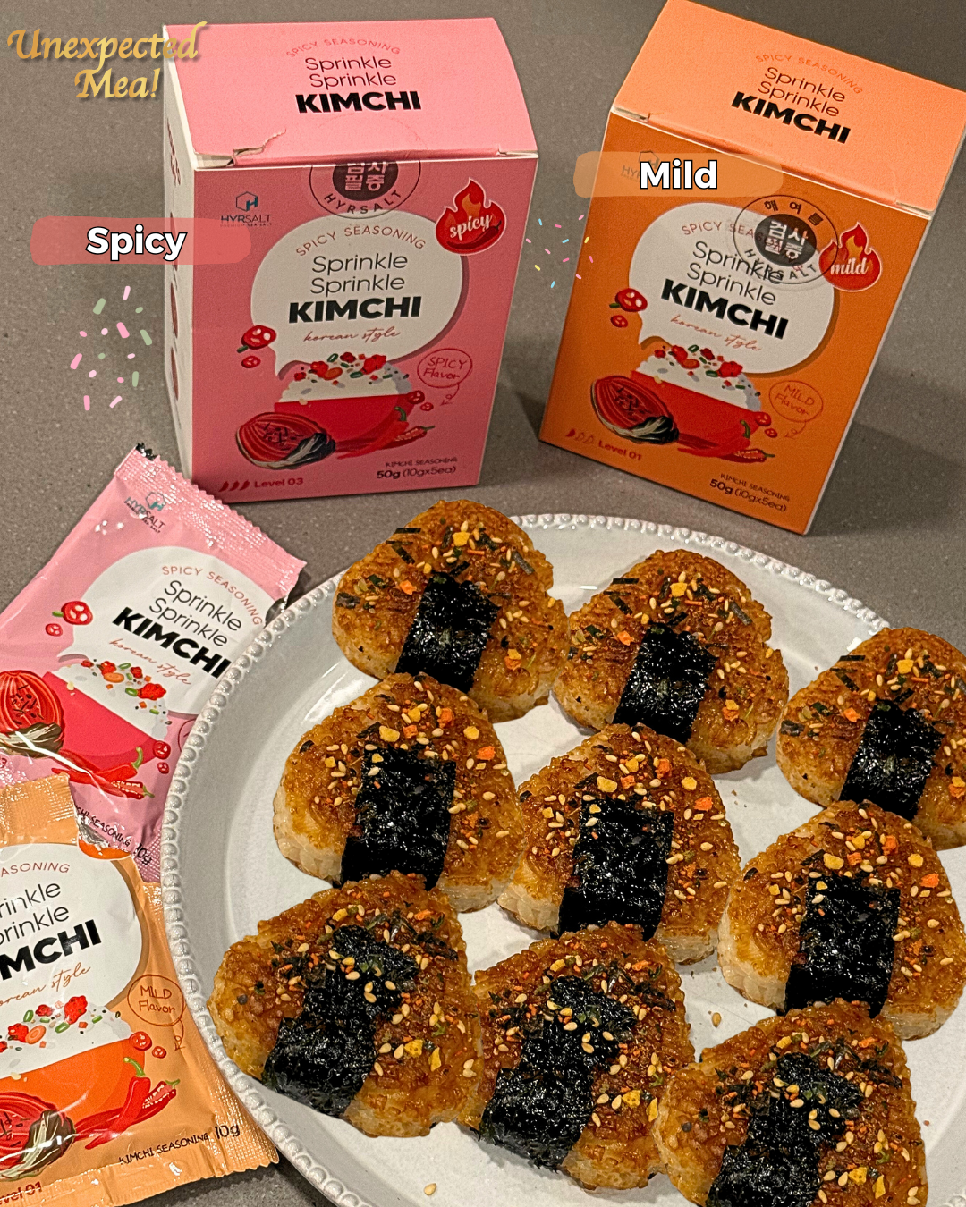 SET Onigiri (10pcs) + Kimchi Furikake 2-Pack