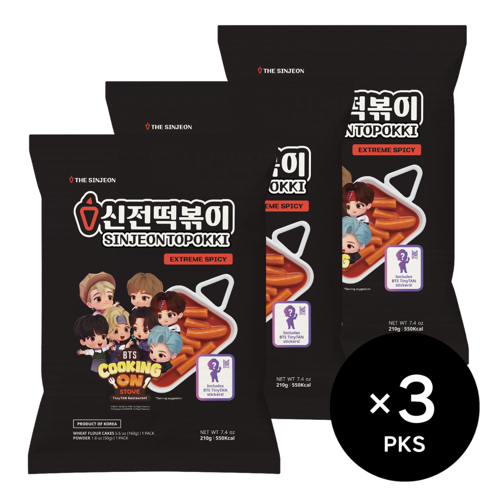Sinjeon Tteokbokki (210g × 3pks)