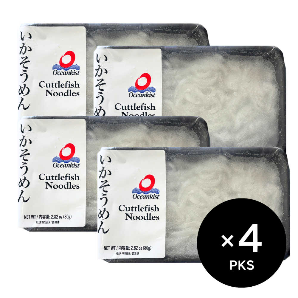 소분해둔 스시용 슬라이스 오징어회 (80g × 4pks)
