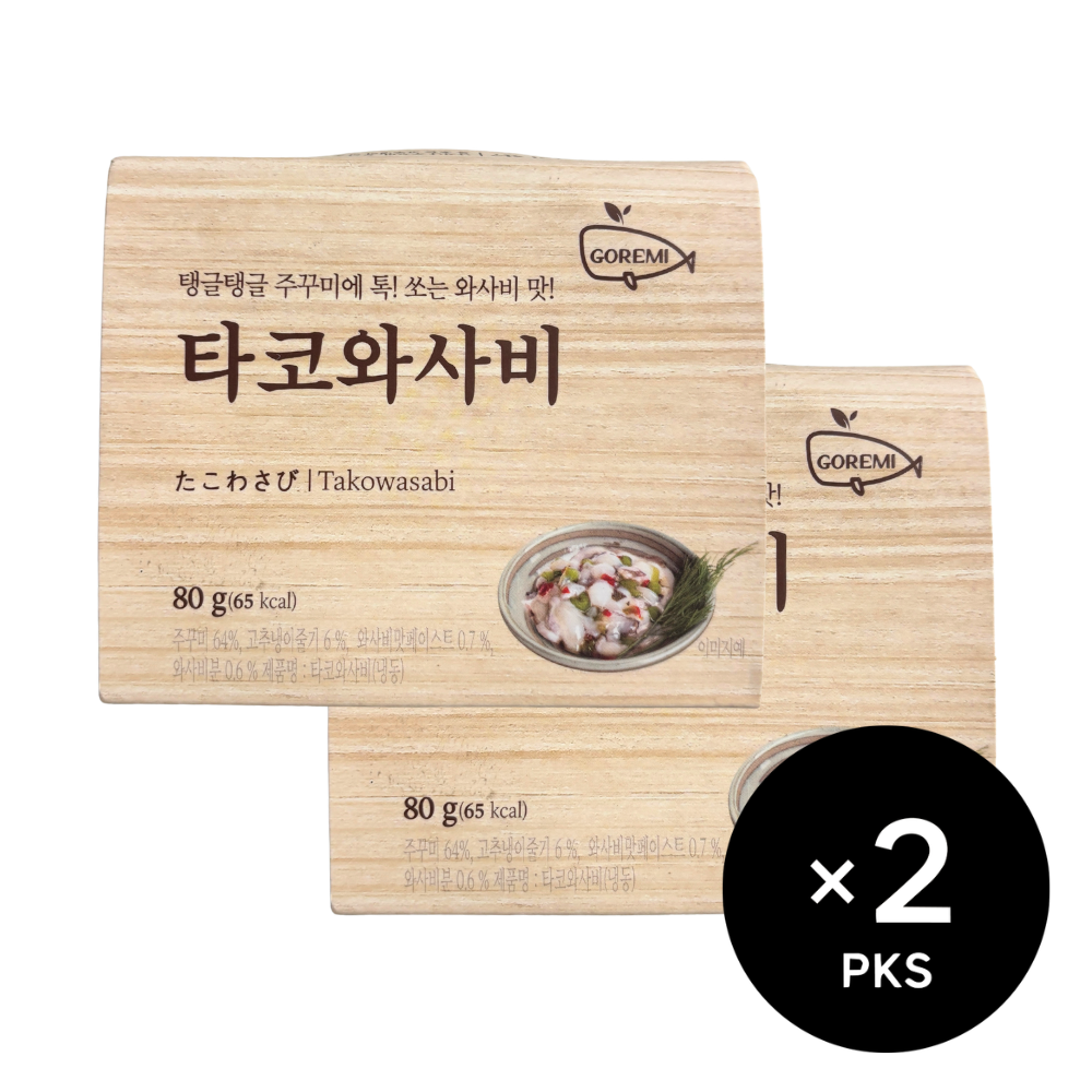 오독오독 타코와사비 (80g × 2pks)