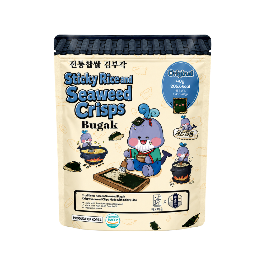 Hao Village Sticky Rice Seaweed Crisps (40g × 3pks)