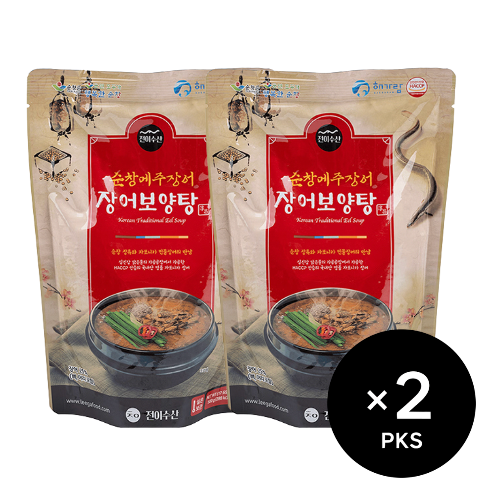 Sunchang Premium Korean Eel Soup (500g × 2pks)