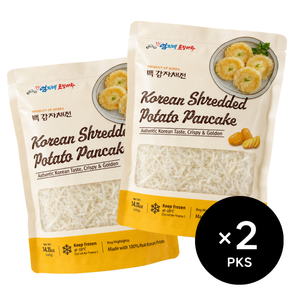 Shredded Jeon (Chaejeon) Potato & Sweet Potato (9.87oz x 2 pks)