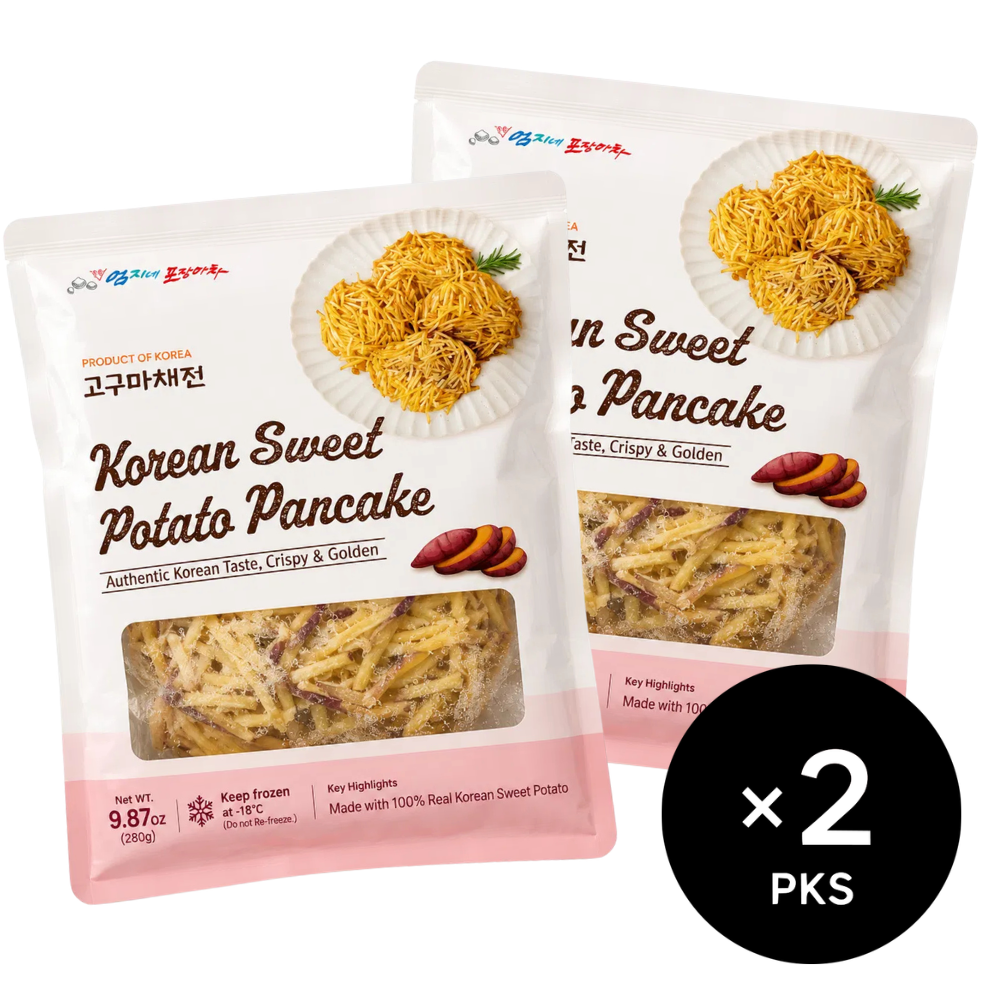 Shredded Jeon (Chaejeon) Potato & Sweet Potato (9.87oz x 2 pks)