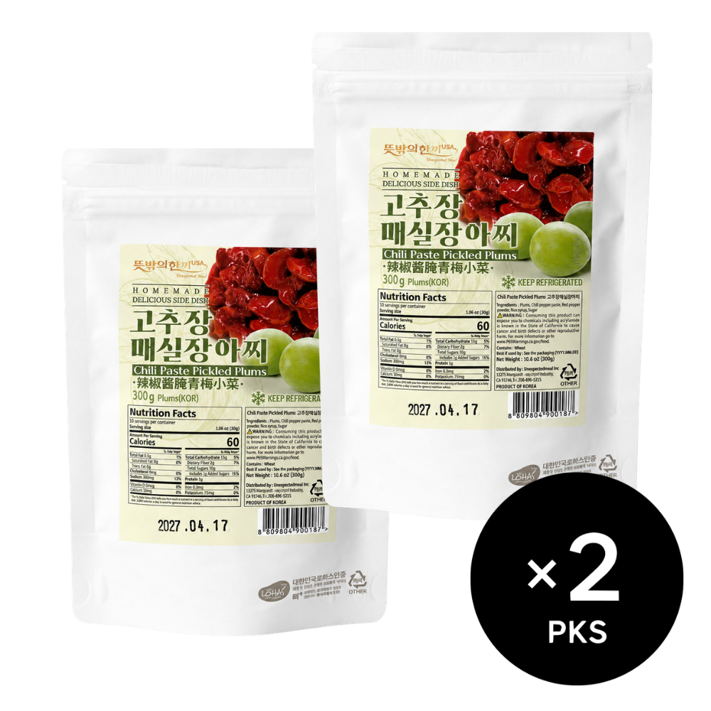고추장 매실 장아찌 (300g × 2pks)