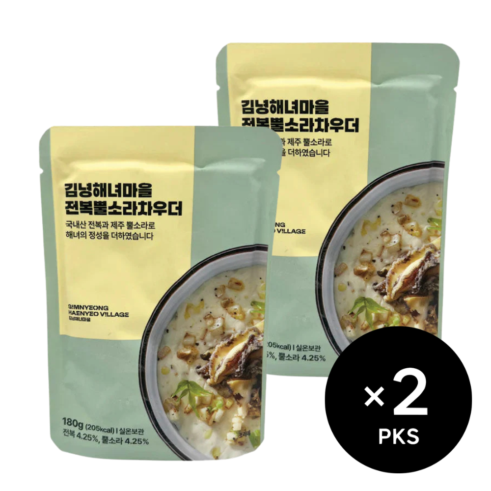 전복 뿔소라 차우더 (250g × 3pks)