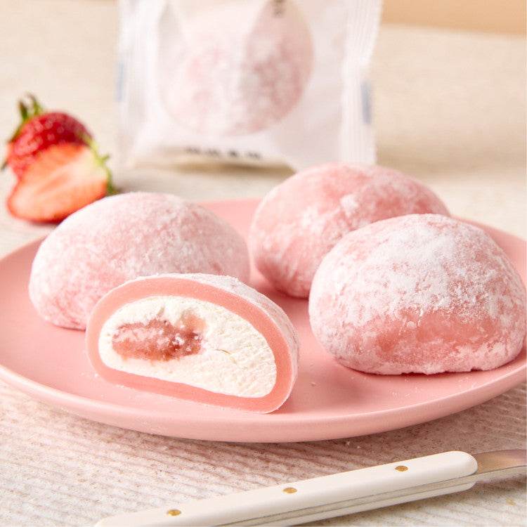Strawberry Cream Mochi (딸기 크림모찌 6p 박스) - Lets Eatscape