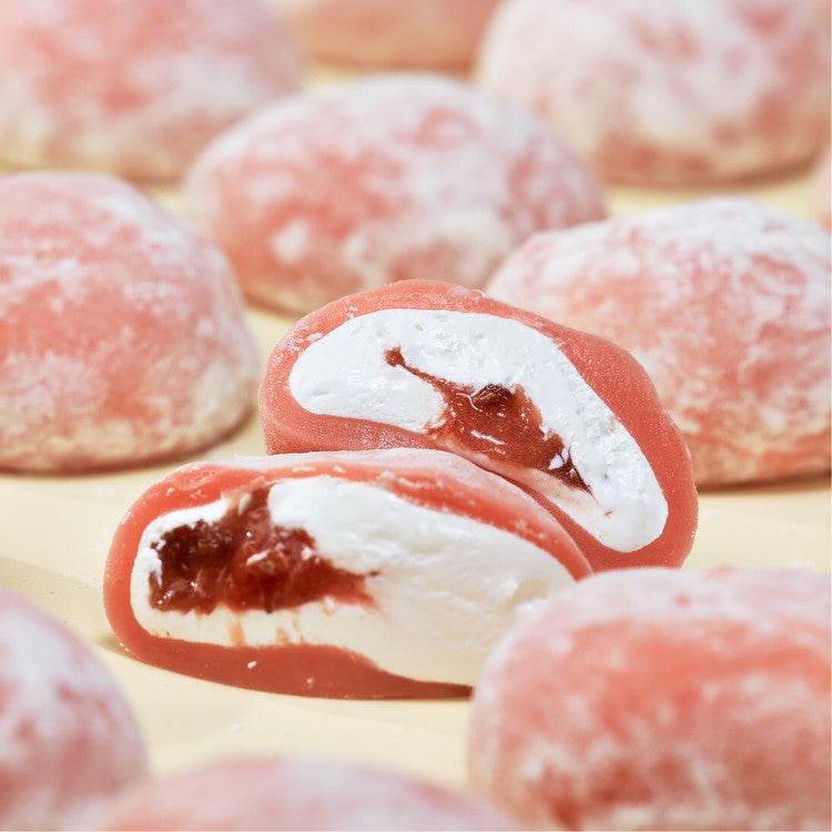 Strawberry Cream Mochi (딸기 크림모찌 6p 박스) - Lets Eatscape