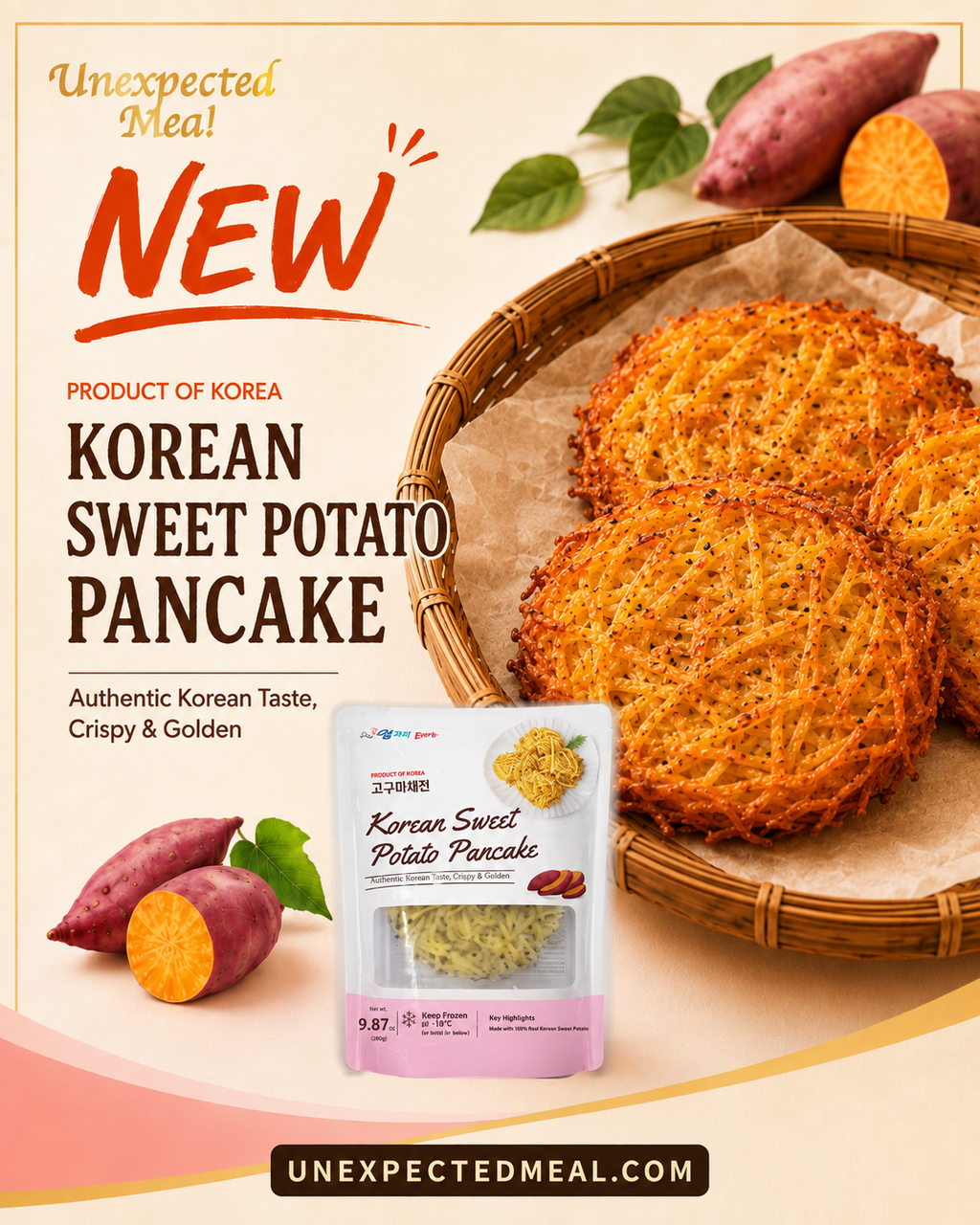 Shredded Sweet Potato Jeon
