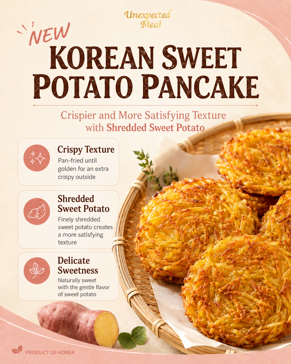 Shredded Sweet Potato Jeon
